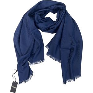 New with tag FENDI scarf 100% original bluette